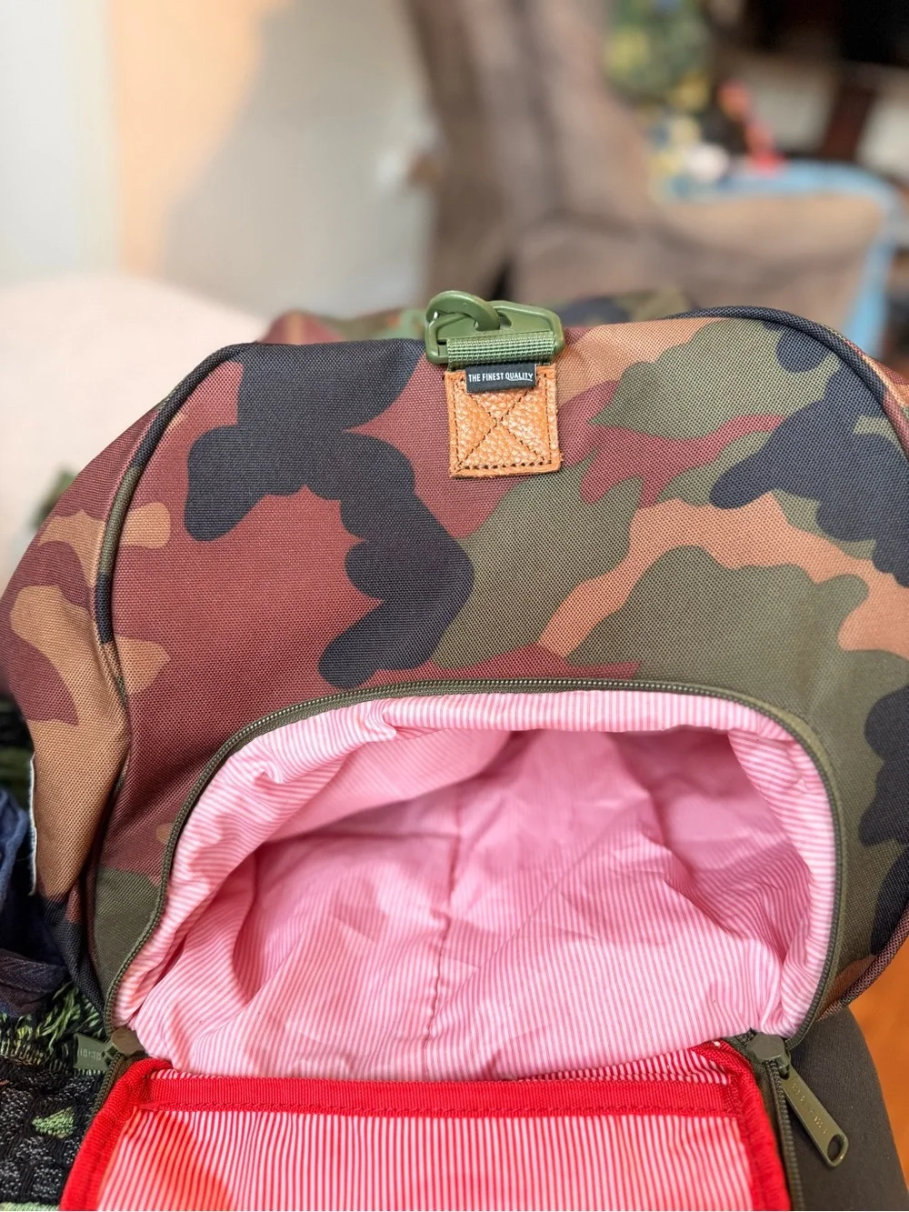 Herschel Supply Co. Woodland Camo Duffle Bag - Shoe Compartment Gym Weekender
